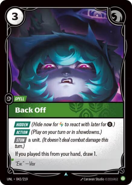 Back Off - Riftbound: League of Legends TCG