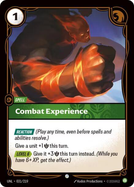 Combat Experience - Riftbound: League of Legends TCG