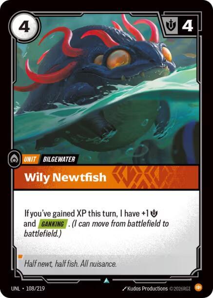 Wily Newtfish - Riftbound: League of Legends TCG