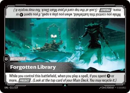 Forgotten Library - Riftbound: League of Legends TCG