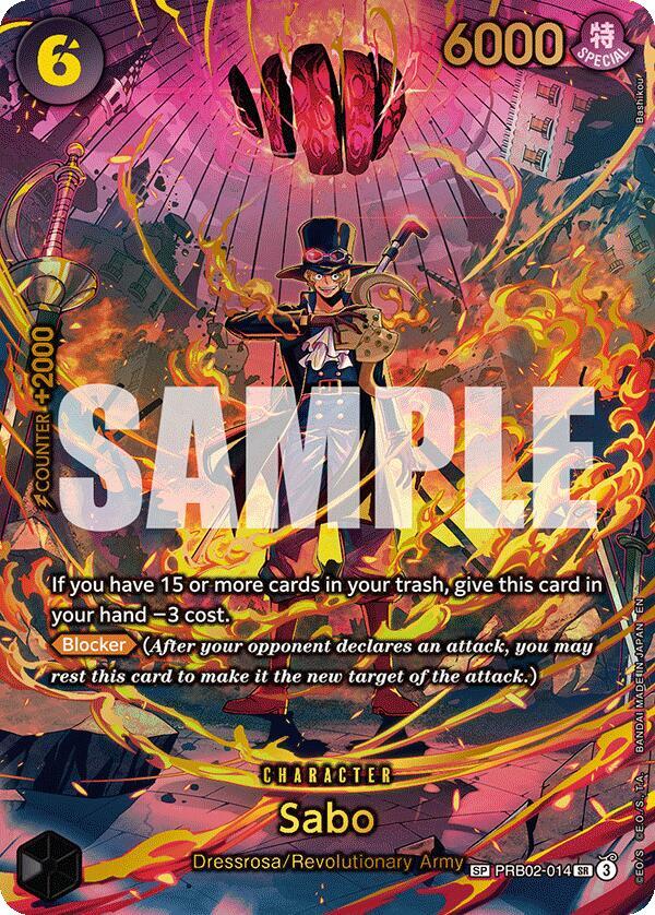 Sabo (PRB02-014) (SP) - One Piece Card Game