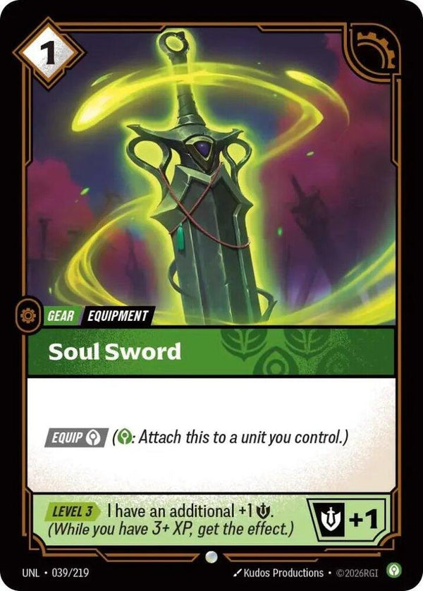 Soul Sword - Riftbound: League of Legends TCG