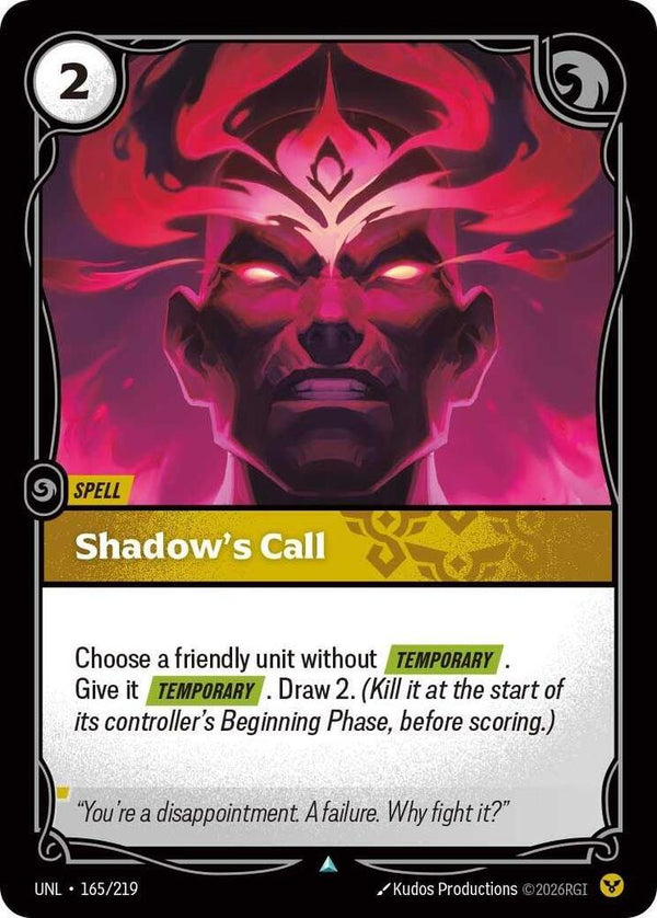 Shadow's Call - Riftbound: League of Legends TCG