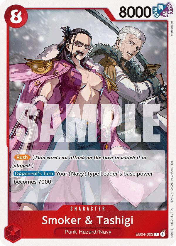 Smoker & Tashigi - One Piece Card Game