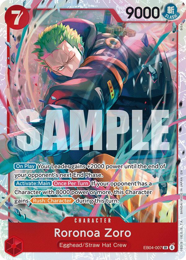 Roronoa Zoro (EB04-007) - One Piece Card Game