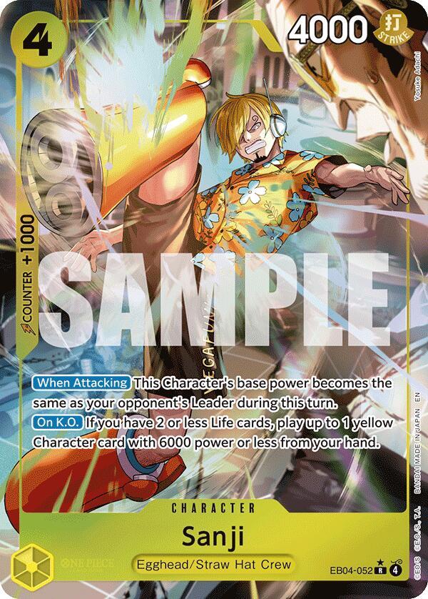 Sanji (EB04-052) (Alternate Art) - One Piece Card Game