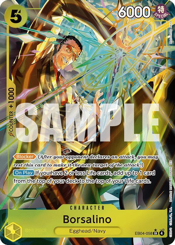 Borsalino (Alternate Art) - One Piece Card Game