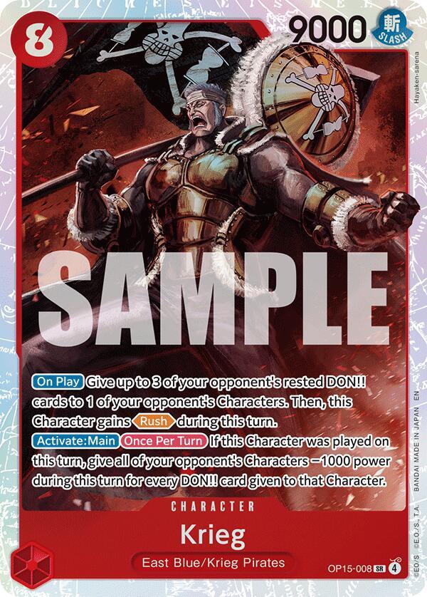 Krieg (OP15-008) - One Piece Card Game