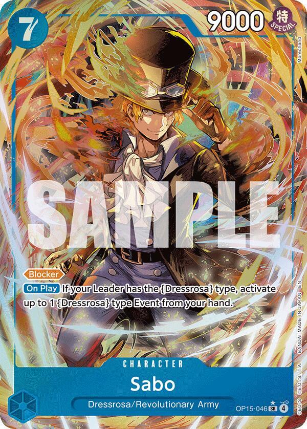 Sabo (Alternate Art) - One Piece Card Game