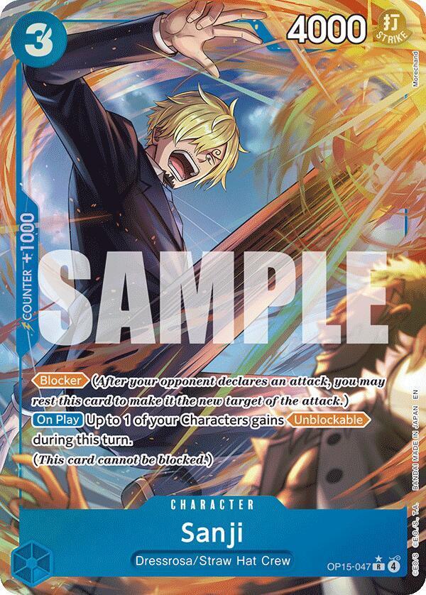 Sanji (OP15-047) (Alternate Art) - One Piece Card Game