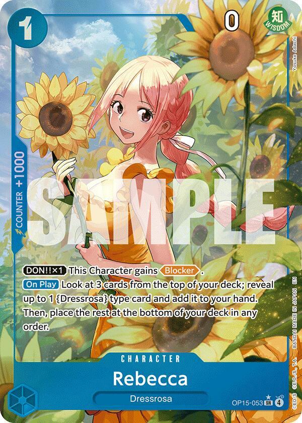 Rebecca (OP15-053) (Alternate Art) - One Piece Card Game