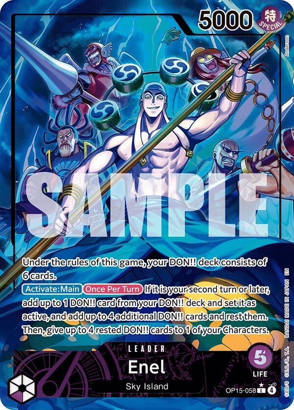 Enel (OP15-058) (Alternate Art) - One Piece Card Game