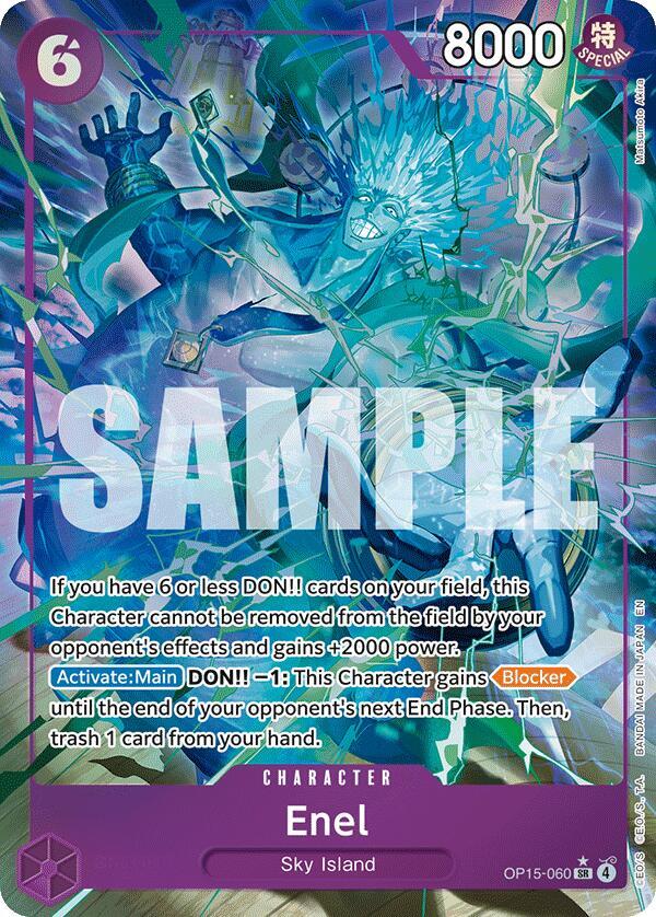 Enel (OP15-060) (Alternate Art) - One Piece Card Game