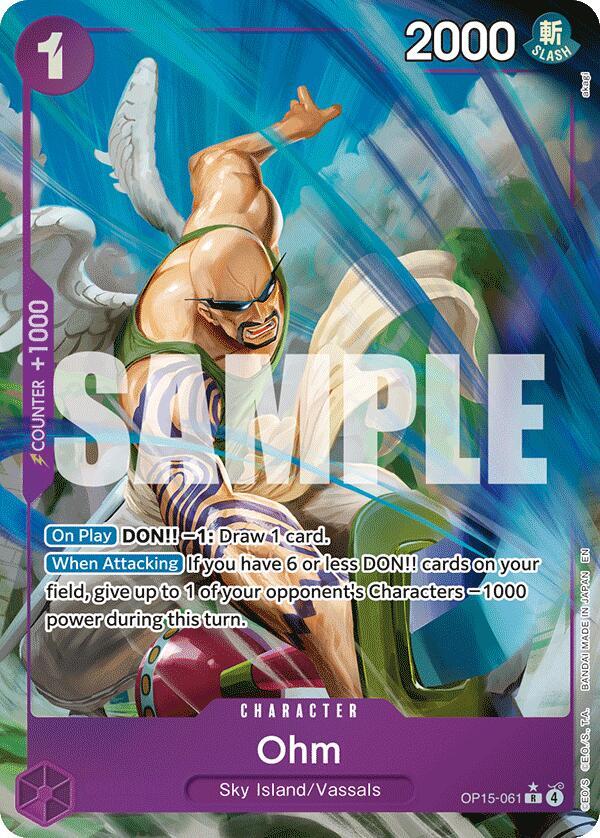 Ohm (Alternate Art) - One Piece Card Game