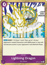 Lightning Dragon - One Piece Card Game