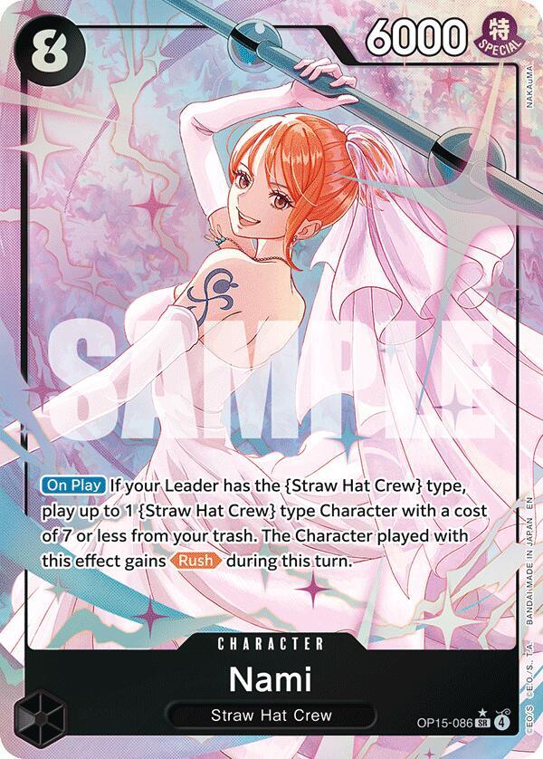 Nami (OP15-086) (Alternate Art) - One Piece Card Game