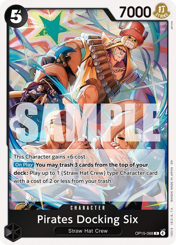 Pirates Docking Six - One Piece Card Game
