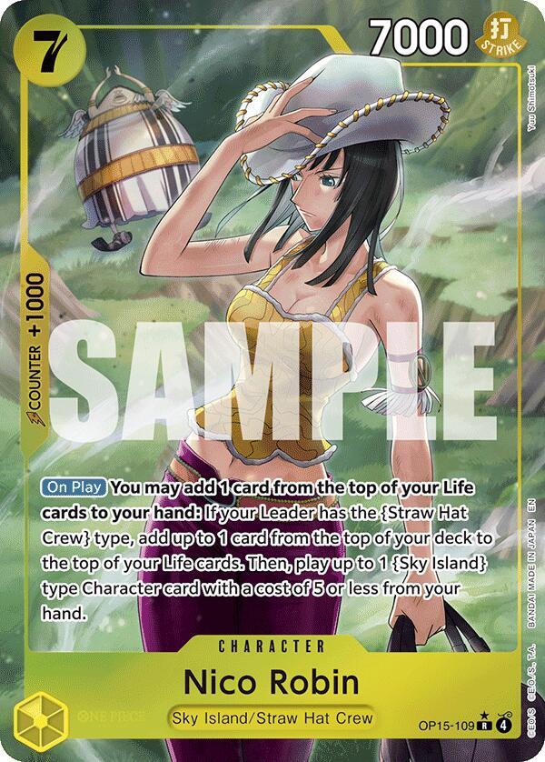 Nico Robin (OP15-109) (Alternate Art) - One Piece Card Game