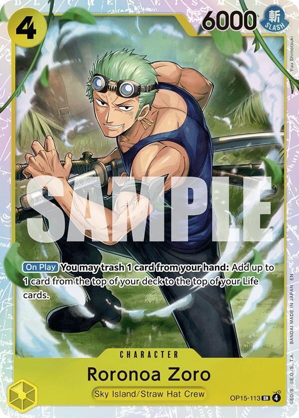 Roronoa Zoro (OP15-113) - One Piece Card Game