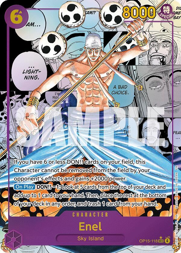 Enel (OP15-118) (Manga) - One Piece Card Game