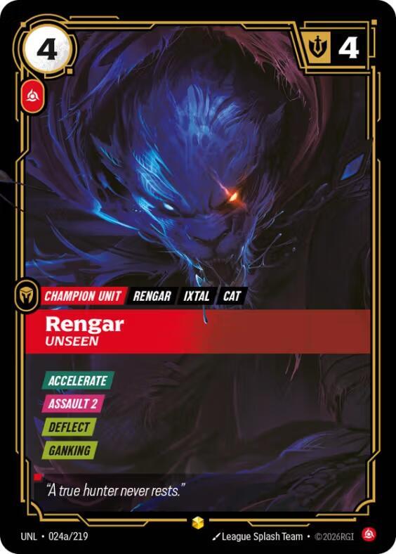 Rengar, Unseen (Alternate Art) - Riftbound: League of Legends TCG