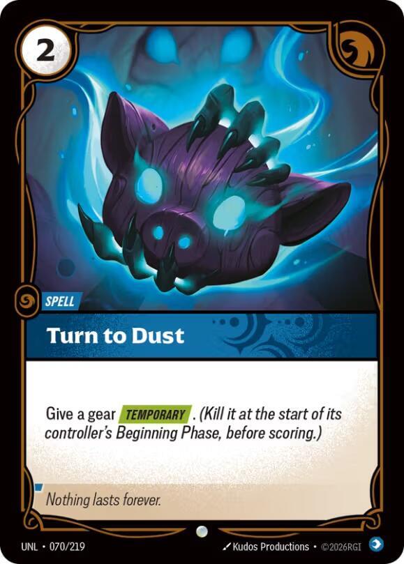 Turn to Dust - Riftbound: League of Legends TCG