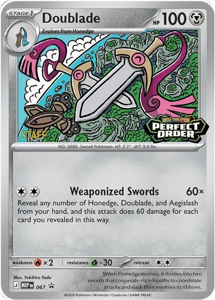 Doublade - 067 [Staff] - Pokémon