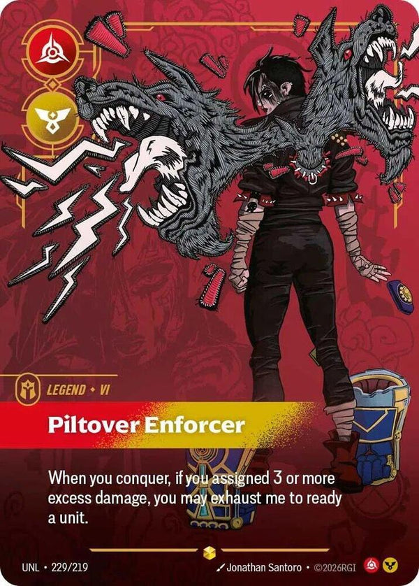Vi - Piltover Enforcer (Overnumbered) - Riftbound: League of Legends TCG