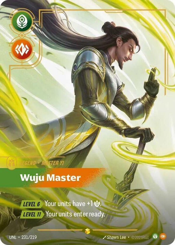 Master Yi - Wuju Master (Overnumbered) - Riftbound: League of Legends TCG