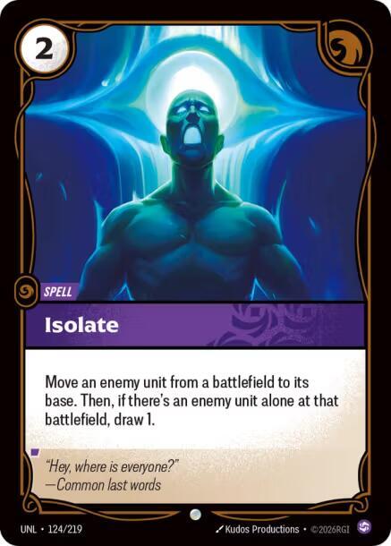 Isolate - Riftbound: League of Legends TCG