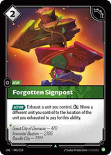 Forgotten Signpost - Riftbound: League of Legends TCG