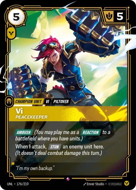 Vi, Peacekeeper - Riftbound: League of Legends TCG