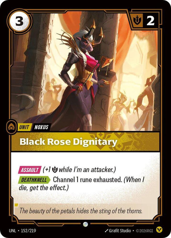 Black Rose Dignitary - Riftbound: League of Legends TCG