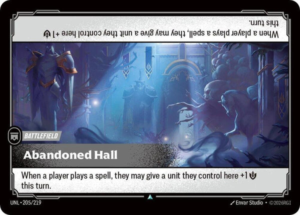 Abandoned Hall - Riftbound: League of Legends TCG