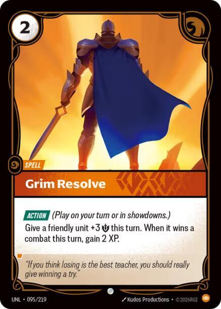 Grim Resolve - Riftbound: League of Legends TCG