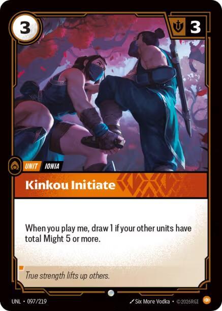 Kinkou Initiate - Riftbound: League of Legends TCG