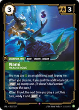 Nami, Headstrong - Riftbound: League of Legends TCG