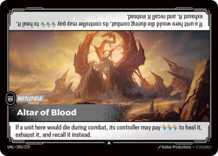 Altar of Blood - Riftbound: League of Legends TCG