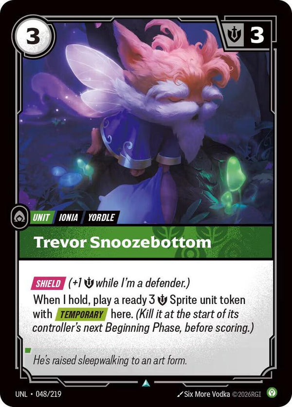 Trevor Snoozebottom - Riftbound: League of Legends TCG