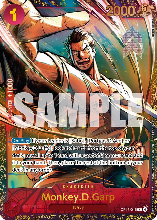Monkey.D.Garp (Treasure Cup March 2026) - One Piece Card Game