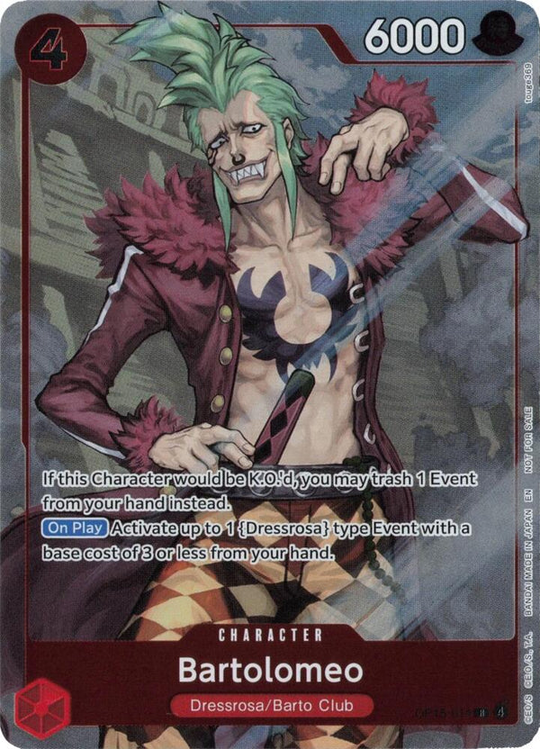 Bartolomeo (Dash Pack) - One Piece Card Game