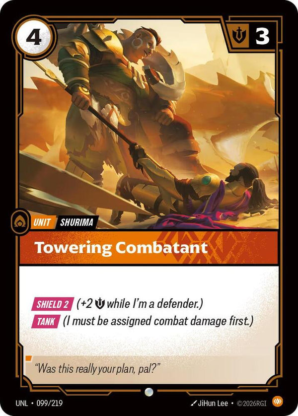 Towering Combatant - Riftbound: League of Legends TCG