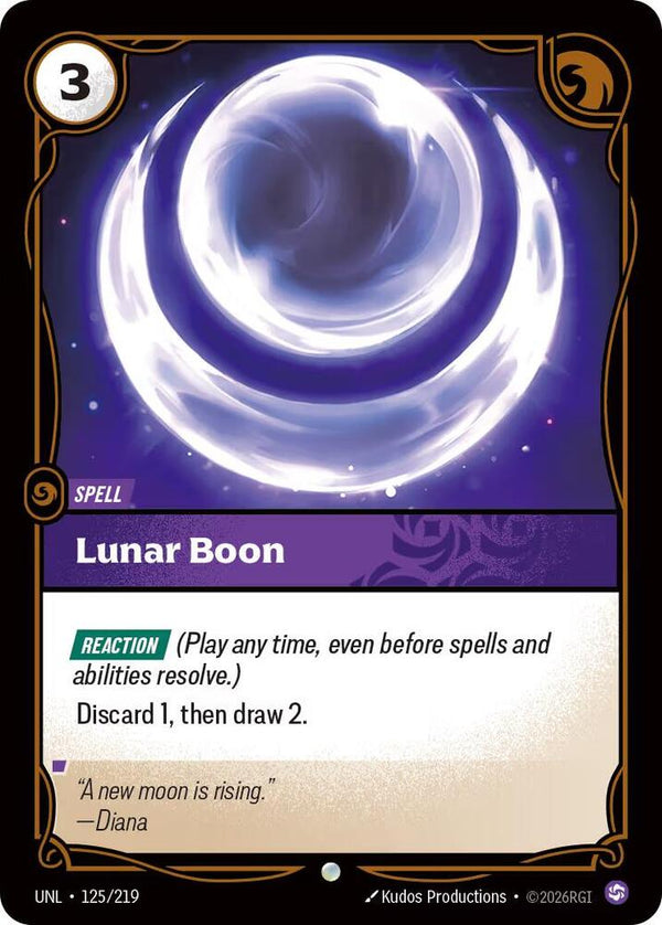 Lunar Boon - Riftbound: League of Legends TCG