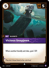 Vicious Snapjaws - Riftbound: League of Legends TCG