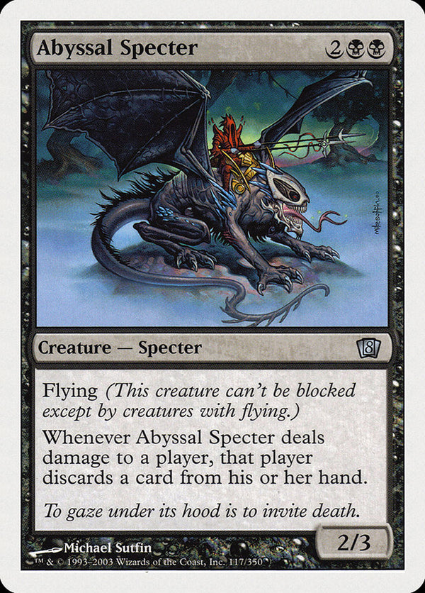 Abyssal Specter - Magic: The Gathering