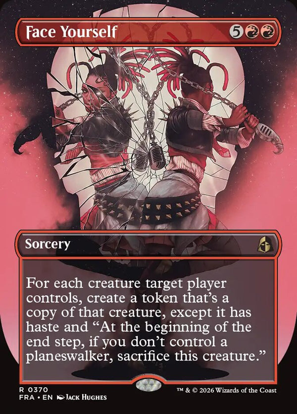 Face Yourself (Borderless) (FRA 370) - Magic: The Gathering