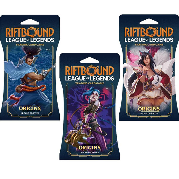 Origins - Sleeved Booster Pack Art Bundle [Set of 3] - Riftbound: League of Legends TCG