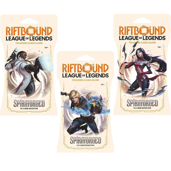 Spiritforged - Sleeved Booster Pack Art Bundle [Set of 3] - Riftbound: League of Legends TCG