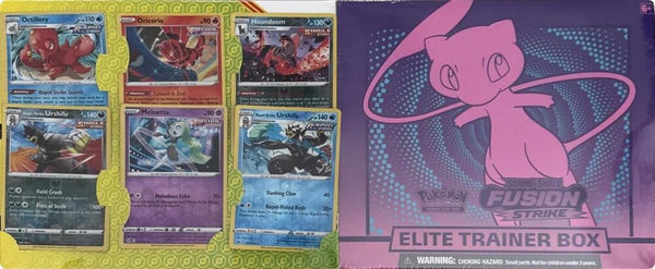 Fusion Strike Elite Trainer Box & 6 Bonus Cards (Sam's Club) - Pokémon