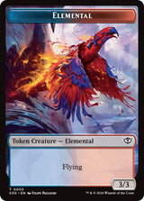 Elemental (0003) // Treasure Double-Sided Token - Magic: The Gathering